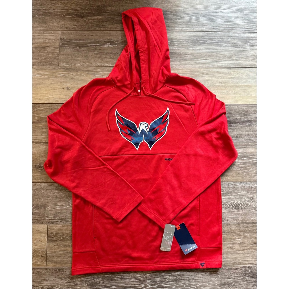 NWT Men's Washington Capitals  Fanatics Hoodie - Large - Red